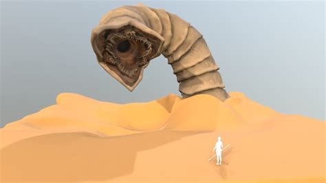 Dune Sandworm - Download Free 3D model by Wavebe [8d4fe90] - Sketchfab