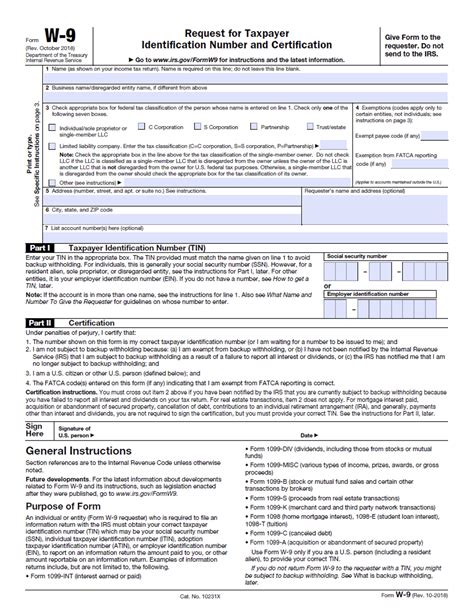 W 9 form 2023 printable - W9 Form 2024