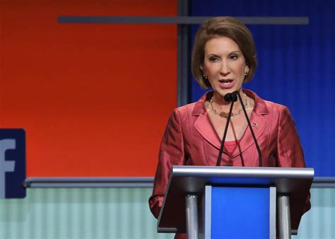 Carly Fiorina: The former Hewlett Packard CEO won the kids' table debate.