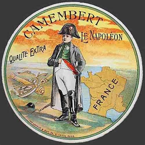 Napoléon Bonaparte, étiquettes et images publicitaires.