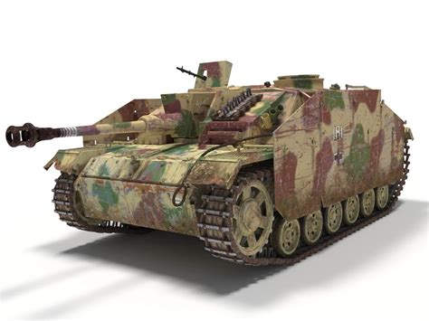 Stug III Ausf G - 3D Model by Mermodels