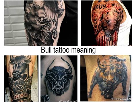 Bull tattoo meaning - a collection of interesting drawings of finished ...