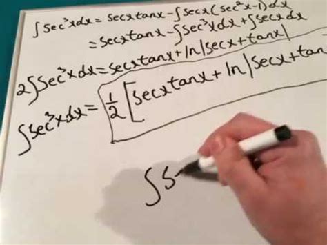 Integral of secant cubed part2 - YouTube