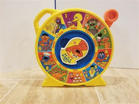 See n Say Elmos 1 to 10 Talking Sesame Street Spinner Mattel Vintage 1989 | eBay | Sesame street ...