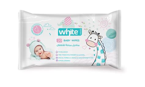 White Baby Wipes - 20 Wipes : : Buy Online at Best Prices in Egypt | Mumerz