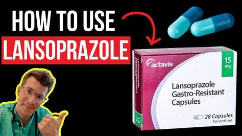 Doctor explains how to take LANSOPRAZOLE (Prevacid), including uses, doses, side effects & more ...