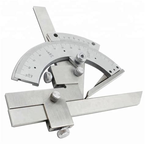 Universal Bevel Protractor 0-320 Degree Angle Adjustable Vernier ...