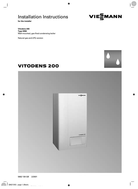 VIESSMANN VITODENS 200 WB2 INSTALLATION INSTRUCTIONS MANUAL Pdf Download | ManualsLib