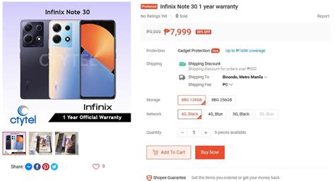 Infinix Note 30 4G and 5G spotted, starts at PhP 7,999 in PH - Tech News, Reviews and Gaming Tips