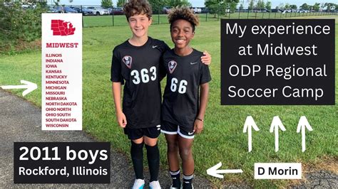 My experience at Midwest ODP Regional Soccer Camp | Denzel Morin | 2011 ...