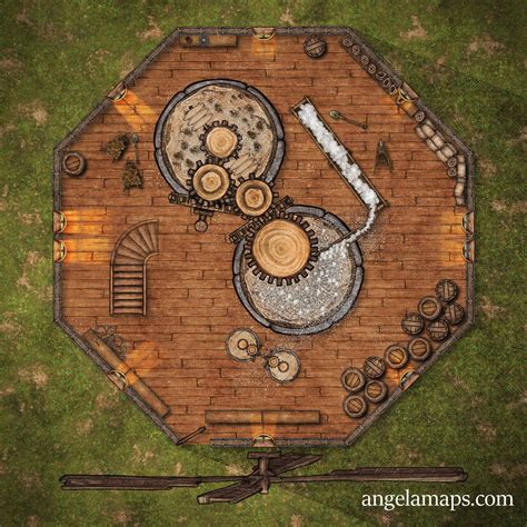 Mill – Angela Maps – Free, Static, and Animated Battle Maps for D&D and other RPGs