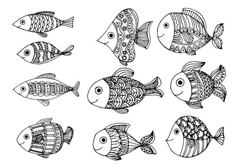 Update 154+ different fish drawing latest - vietkidsiq.edu.vn