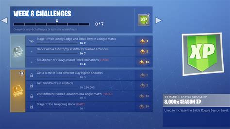 Fortnite Season 6, week 8 challenges - Fortnite News, Skins, Settings ...