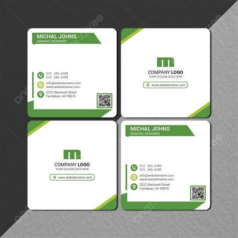 Multi Shape Creative Square Business Card Design Template Download on ...