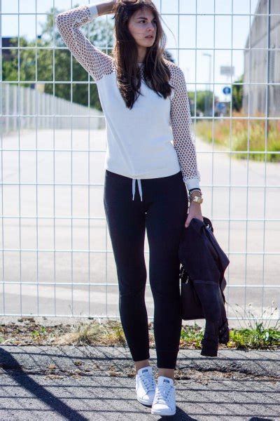 How to Wear Black Sweatpants for Women: Top Outfit Ideas - FMag.com