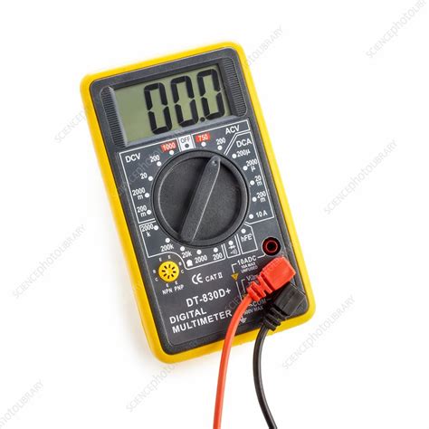 Digital multimeter - Stock Image - C024/8179 - Science Photo Library