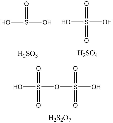 Lewis Structure Of H2so3