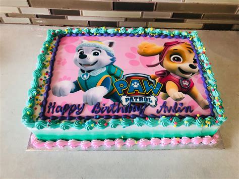 Skye & Everest Paw patrol cake - Rashmi's Bakery