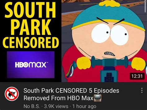 SOUTH = PARK CENSORED (ax) South Park CENSORED 5 Episodes Removed From ...