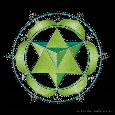 2016-170 – Heart Chakra Mandala – Mandala of the Day