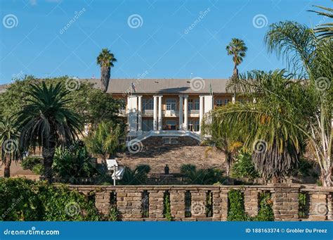 View of the Historic Parliament Building in Windhoek Editorial Stock Image - Image of region ...