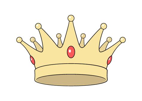 How to Draw a Crown Step by Step - EasyLineDrawing