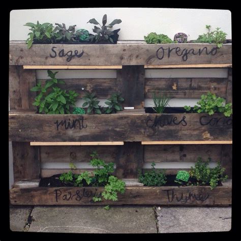 Pallet Herb Garden | DIY Herb Garden