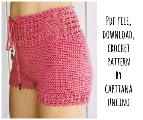 Crochet Shorts Free Pattern Web Child Size Crochet Shorts. - Printable ...