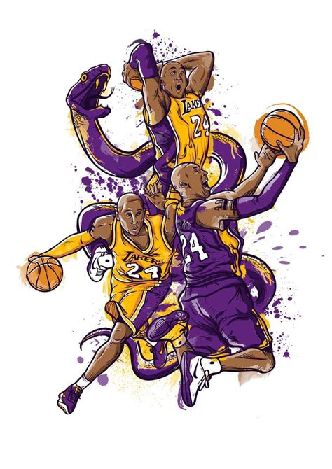 Download An Illustration of Kobe Bryant Being Saluted by Thousand ...