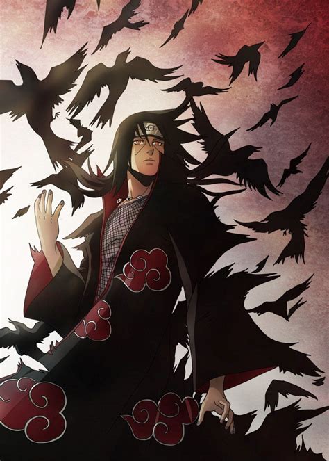 'Raven Dark Ninja' Poster by MCAshe Art | Displate | Itachi akatsuki ...