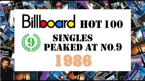 Hit Singles peaked at No.9 in 1986 / Billboard Hot 100 / American ...