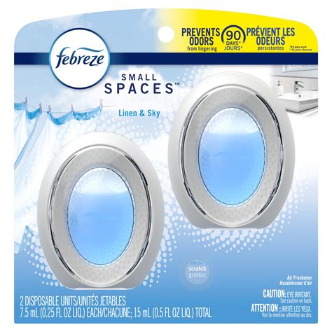 Febreze Small Spaces Air Freshener, Linen & Sky, 2 ct - Walmart.com - Walmart.com