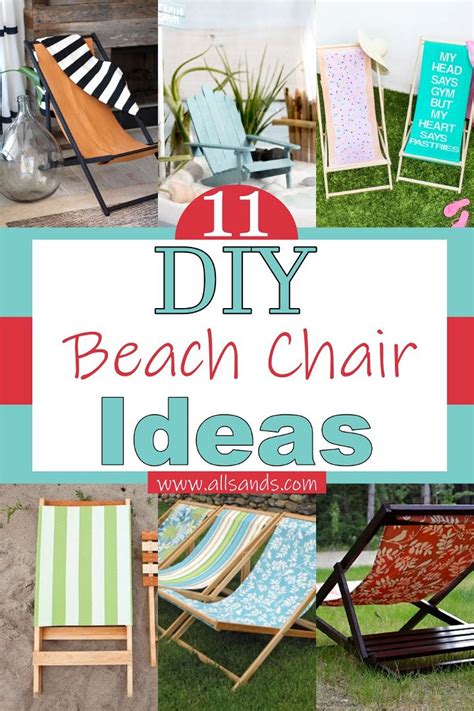 11 DIY Beach Chair Ideas For You To Try - All Sands