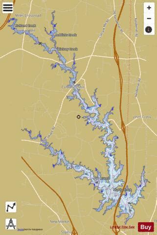 Randleman Lake Fishing Map | Nautical Charts App