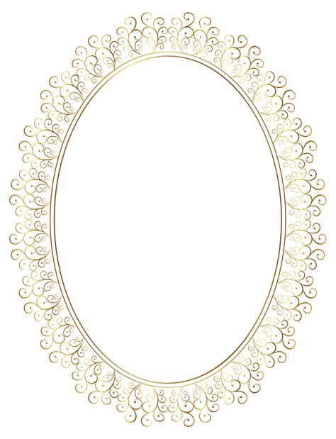 Oval Frame Png Download Brochure White Ring Transparent Background | Images and Photos finder