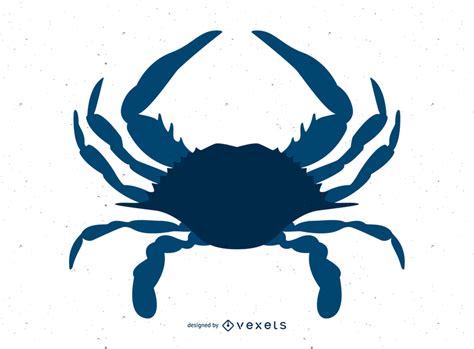 Crab Silhouette Vector at Vectorified.com | Collection of Crab ...