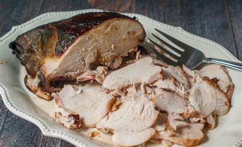 Smoked Turkey Breast Recipe Using an Easy Brine to add Moisture