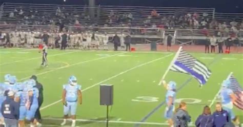 Controversy continues after Saugus High School players run "Thin Blue ...