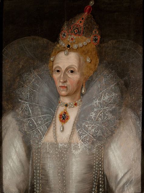 ca. 1595 Queen Elizabeth portrait, Marcus Gheeraerts the Younger (Folgers Shakespeare Library ...