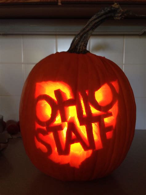 OSU Pumpkin! | Pumpkin carving patterns, Pumpkin carving, Creative pumpkin carving