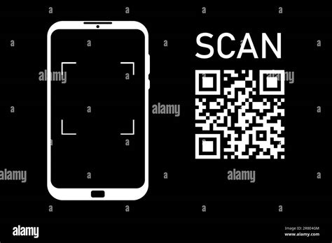 Mobile phone scan qr code, reader applecation, technology concept isolated. Barcode scaner ...