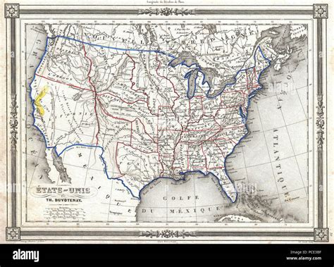 Gold Rush 1849 Map