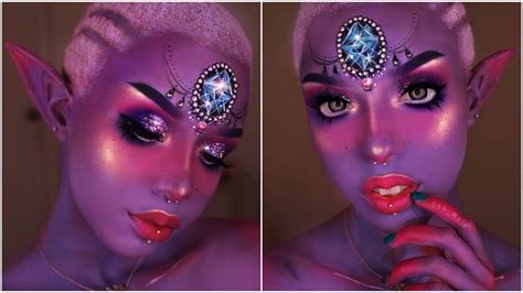 Futuristic Alien Makeup Tutorial | Saubhaya Makeup