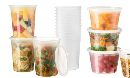 Microwave and Freezer Safe Food Storage Containers Set (48-Piece) | Groupon