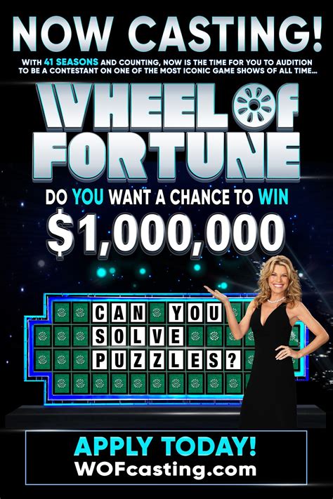 Contestant Casting For Wheel Of Fortune Season 41