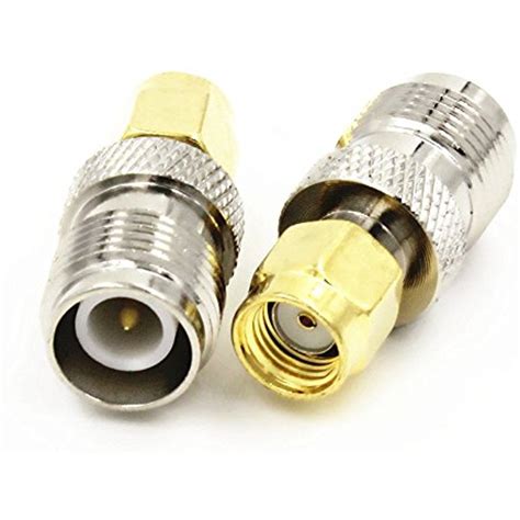 RP-TNC Female Plug to RP-SMA Male Center RF Coaxial Adapter Connector ...