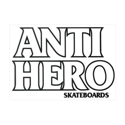 AntiHero Skateboard Sticker 3'' x 4''