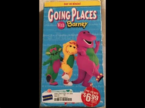 Barney Blockbuster VHS