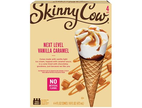 Next Level Vanilla Caramel Ice Cream Cone Skinny Cow®, 42% OFF