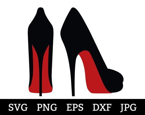 SVG High Heels Cut File Stiletto Clipart SVG DXF Jpg | Etsy